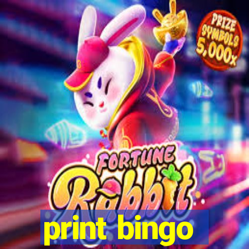 print bingo